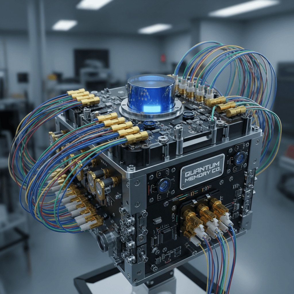 Quantum memory integration and optical coupling